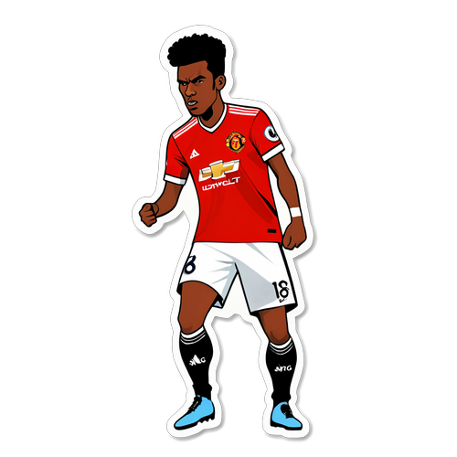 Stiker Pertarungan Manchester United dan Tottenham