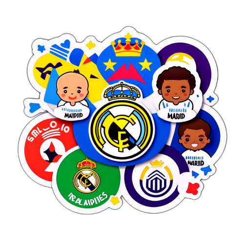 Real Madrid-i győzelmek inspirálta matricák