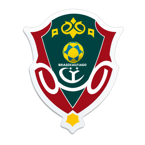 Emblema do Brasileirão com Destaque para o Flamengo