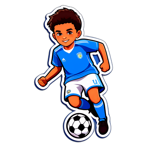 Rayan Cherki als junger Fußballstar