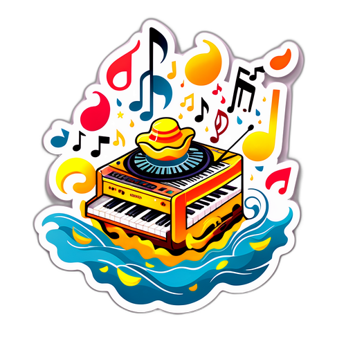 Иллюстрация Чумака на волнах музыки