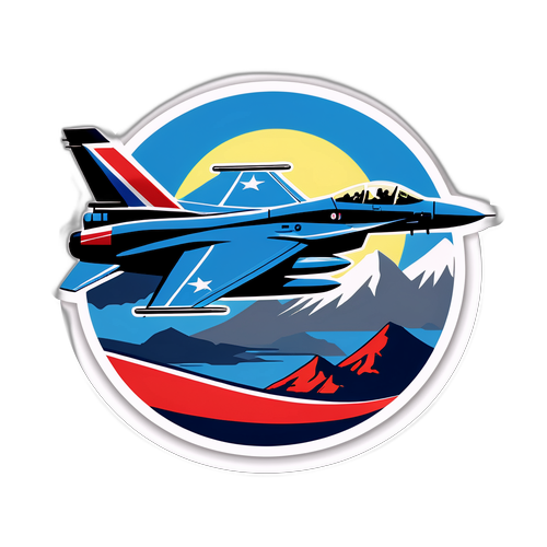 战斗机贴纸