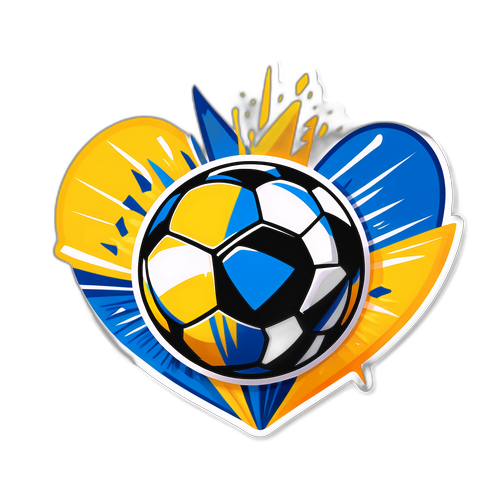 מדבקת כדורגל מלווה באוהדים לאתר מכבי נתניה