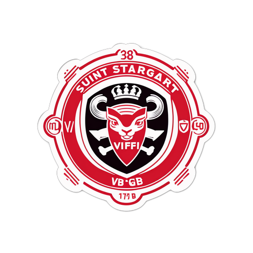 Stiker Logo VFB Stuttgart