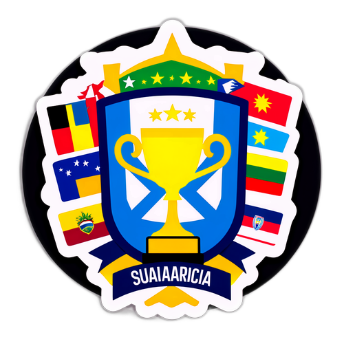Sticker de la Copa Sudamericana 2025