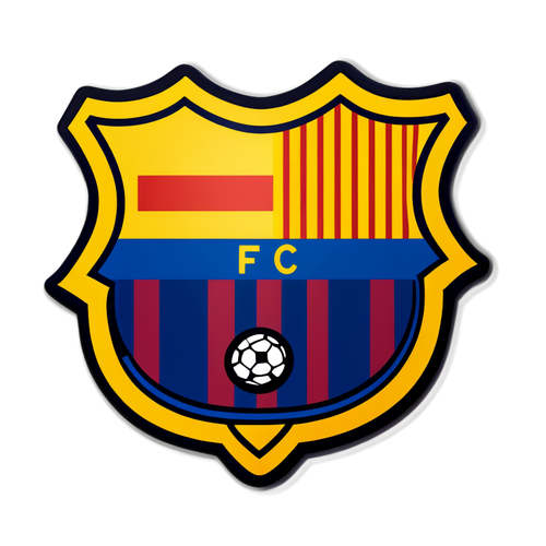 Stiker Menarik Emblem FC Barcelona