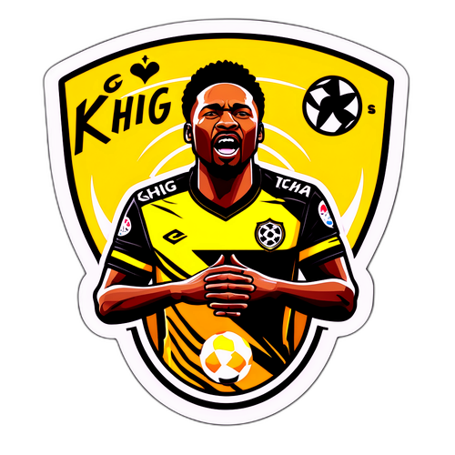 Sticker ya Mashabiki wa Kaizer Chiefs