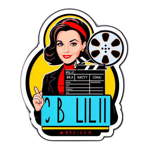 Autocollante sofisticato di Nancy Brilli