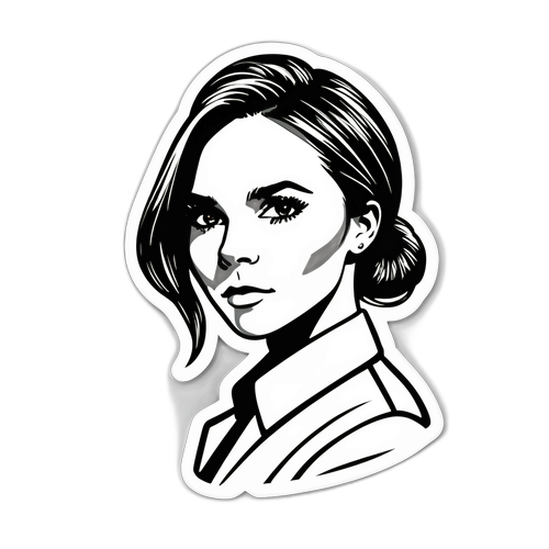 Sticker van Victoria Beckham