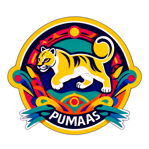 Logo Pumas UNAM dengan Sentuhan Seni Budaya Meksiko