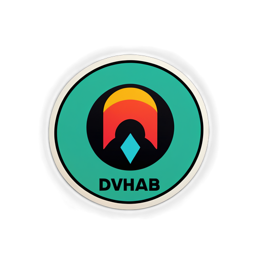 Стильная наклейка, посвященная DVHAB