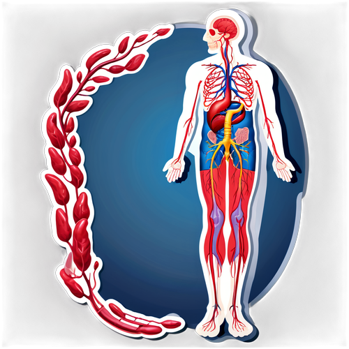 Diagramme éducatif sur la thrombose veineuse