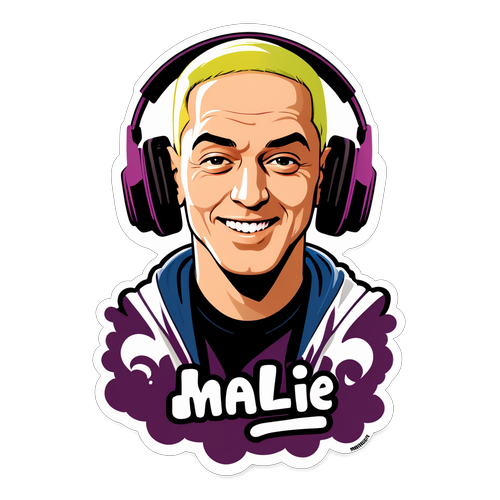 Raih Inspirasi! Sticker Playful Eminem dan Hailie Jade Menggugah Muzik Keluarga!