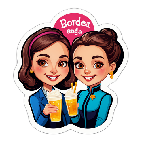 Sticker cu Bordea și Olga