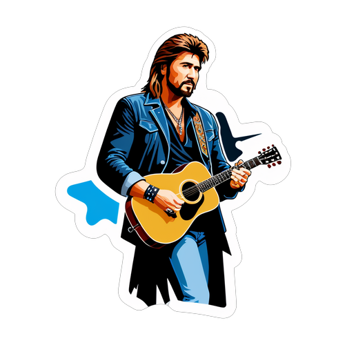 Incrível! O Adesivo de Billy Ray Cyrus que Vai Fazer Você Retornar aos Anos 90!