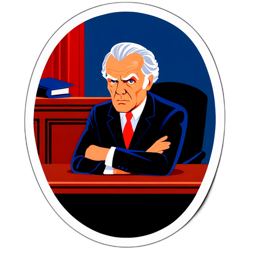 Matlock dans une scène de tribunal avec des éléments de mystère et de suspense