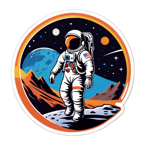 NASA űrhajós a Holdon