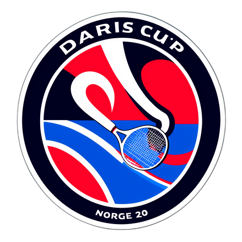 Fargerik representasjon av Davis Cup Norge 2026