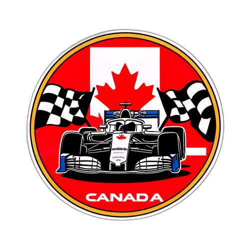 Stiker GP Kanada yang Bersemangat