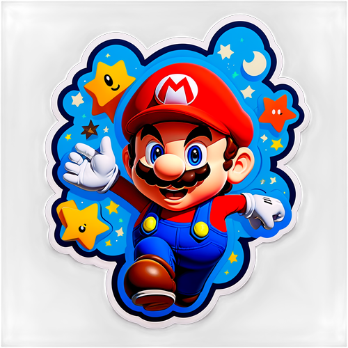 Sticker Mario Ho: Ekspresikan Jiwamu dengan Gaya Ceria dan Modern!