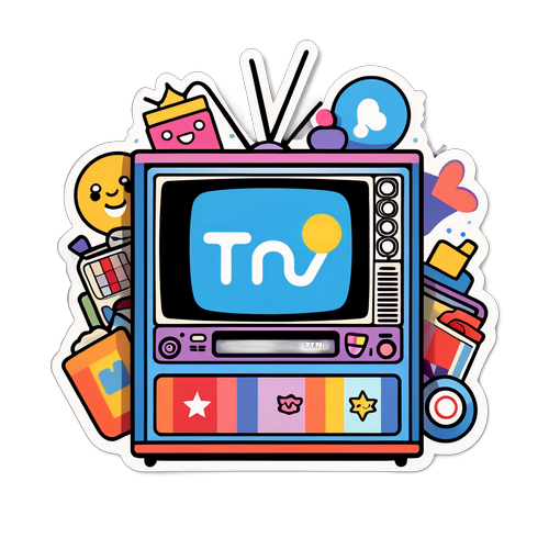Stiker TV Trans 7 yang Ceria