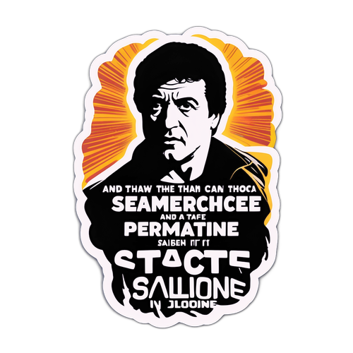 A Sylvester Stallone sziluettje filmjelenetekkel