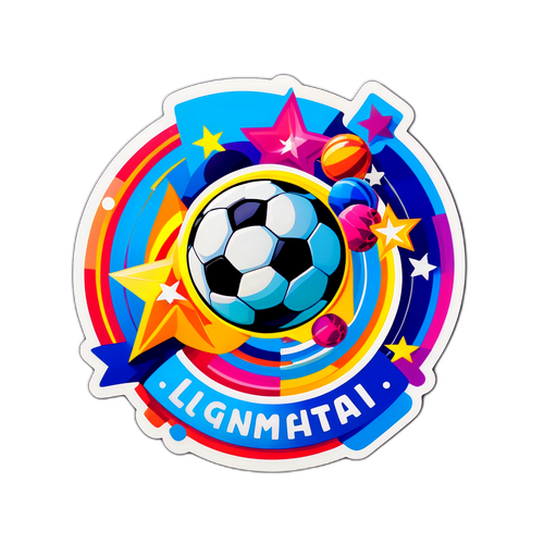 Lig TV Temalı Renkli Sticker
