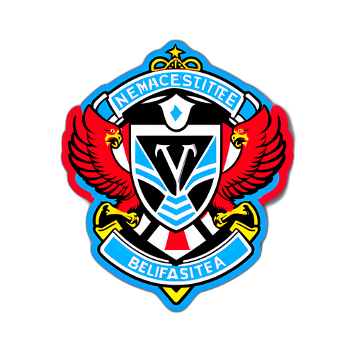 สติกเกอร์ธีมฟุตบอล: นิวคาสเซิลและเบนฟิก้า