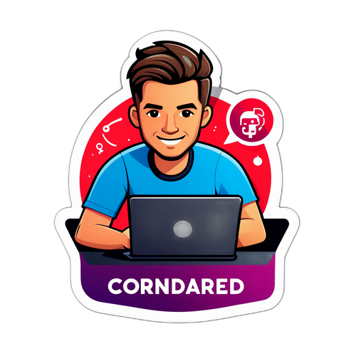 Conrad Harder med digitale tech-elementer