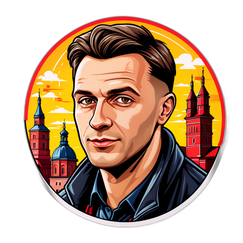 Wizerunek Bartosza Gelnera z elementami kultury polskiej