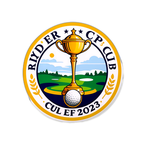 Design samolepky s tématem Ryder Cup