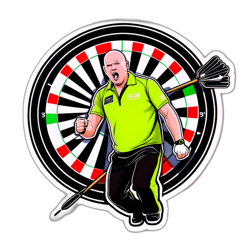 Michael van Gerwen in Aktion