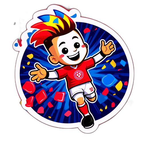 Glad fotbollssticker för Shelbourne FC