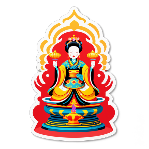 慈禧太后宮殿貼紙