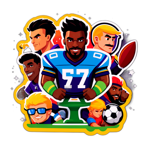 Stiker Liga Fantasi Bermain