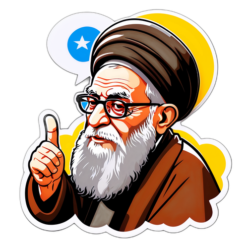 Politisk karikatyr av Khamenei