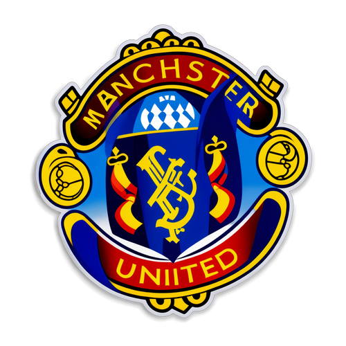 Sticker ya Alama ya Manchester United