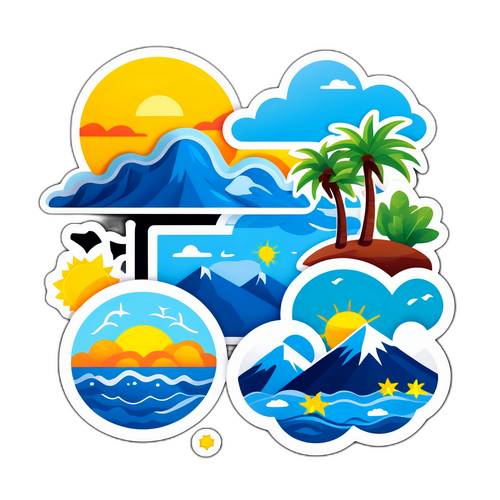 Sticker de Climas de Santiago del Estero