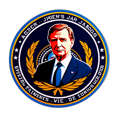 Áder János híres idézete elegáns tipográfiával és elnöki szimbólumokkal