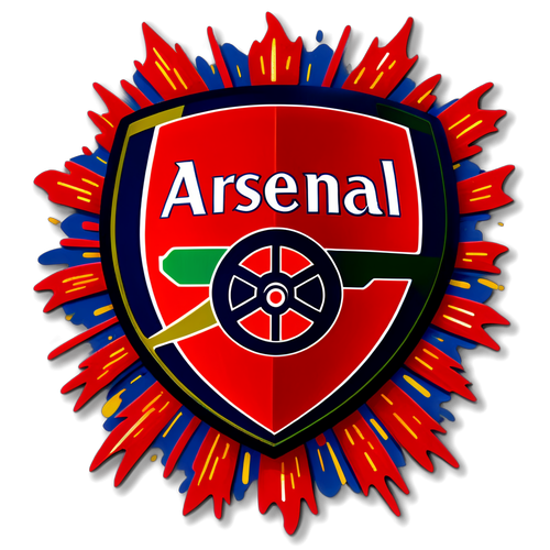 Perayaan Memukau: Emblem Arsenal F.C. Terbang Bersama Kembang Api!