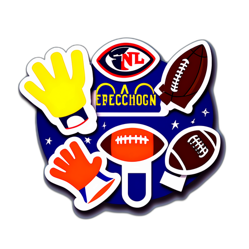 NFL Game Day Excitement Sticker