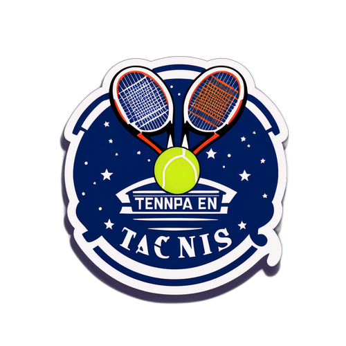 Διασκεδαστικό αυτοκόλλητο για το τουρνουά τένις US Open