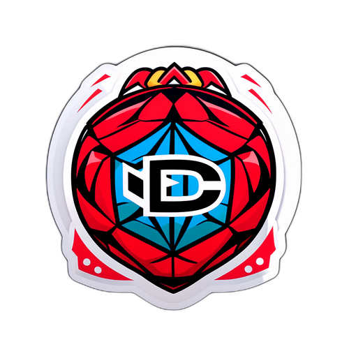 Sticker del Flamengo contra Lanús