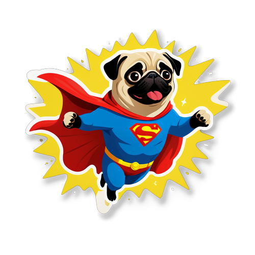 Anjing Pug Superhero Terbang! Anda Tidak Akan Percaya Apa Yang Berlaku Selanjutnya!