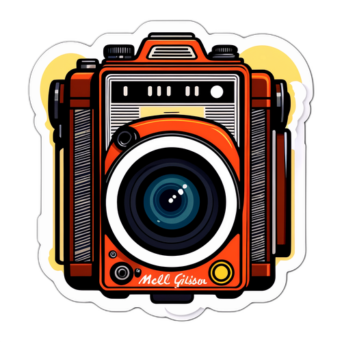 Vintage Camera Sticker