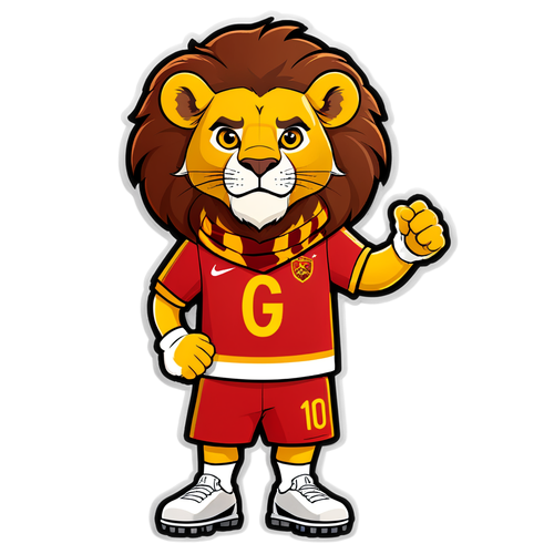 Galatasaray Aslan Karakteri Sticker