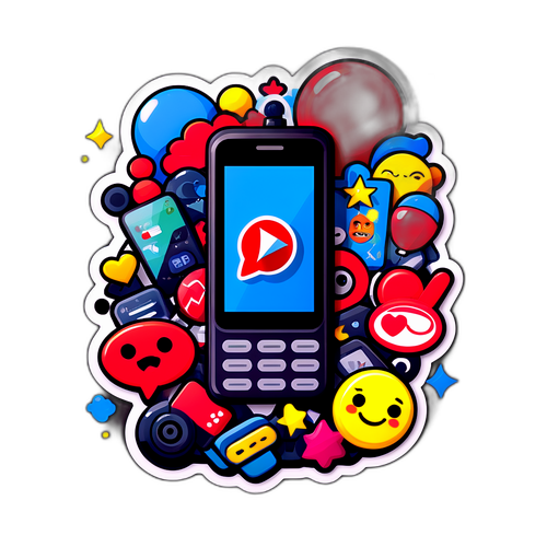 Stiker Smartphone Ceria