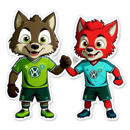 Fodboldfest: Wolfsburgs Brandnew Mascot Udfordrer Bayern Münchens Legendariske Ugle!