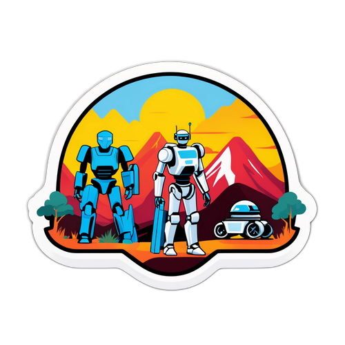 Westworld Temalı Sticker