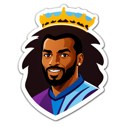 Ontdek de Minimalistische Premier League Sticker: Iconische Spelers in Één Oogopslag!